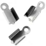 Terminal para apretar cordón plano 3.5 mm Acero inox x10
