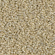Cuentas Rocalla Miyuki Duracoat 15/0 4201 - Plata galvanizada x 100 g