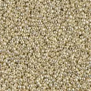 Cuentas Rocalla Miyuki Duracoat 15/0 4201 - Plata galvanizada x 100 g
