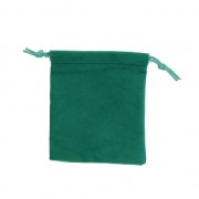Bolsa de terciopelo para regalo joyas 70x90 mm Verde Sapin x1