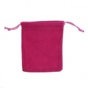 Bolsa de terciopelo para regalo joyas 70x90 mm Fucsia x1|raw }}