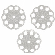 Casquillas ligeras 10 mm Chapado en plata fina x20|raw }}
