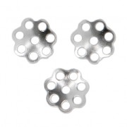 Entrepiezas y filigranas 6 mm rodiado x20|raw }}