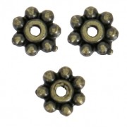 Entrepiezas de metal 5 mm bronce x20|raw }}