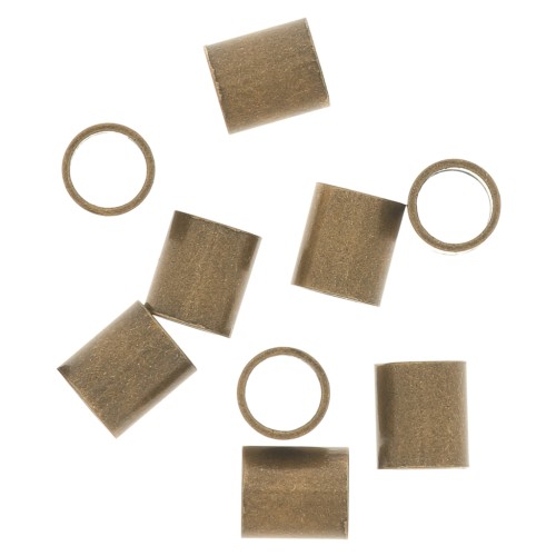 Chafas tubos 3.5x4 mm bronce x50