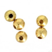 Terminales bola para cordón 0.9 mm Dorado con oro fino x20|raw }}