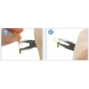 Anilla doble Quick Links 9.5x2.5 mm Chapado en plata fina x42