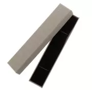 Caja para joyería de fantasía para pulsera y reloj 21.5x4x2.5 cm Gris