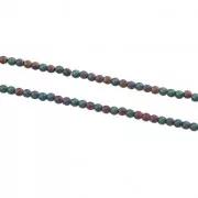 Cuenta Redondas Hematite 2 mm Purple Iris Mat x40 cm