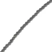 Cuenta Redondas Hematite 2 mm Jet Hematite Mat x38 cm