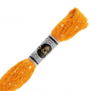 Hilo para bordar DMC Mouliné Etoile 617 Naranja (C740) x8m