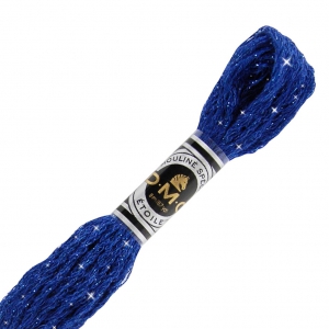 Hilo para bordar DMC Mouliné Etoile 617 Dark Indigo (C820) x8m