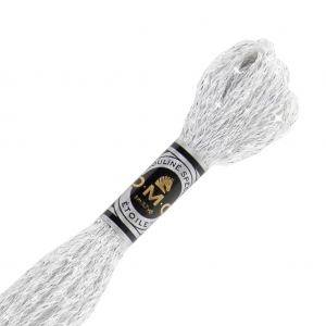 Hilo para bordar DMC Mouliné Etoile 617 Blanco (CBLANC) x8m