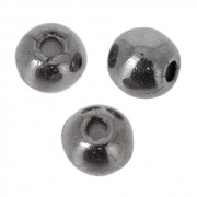 Cuentas Checas redondas 3 mm Chrome x50