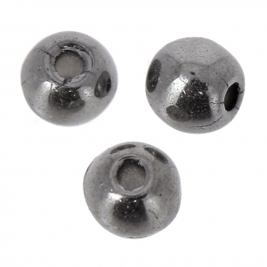Cuentas Checas redondas 3 mm Chrome x50