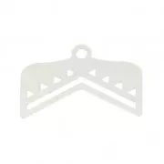 Terminal para tejido de cuentas Miyuki 11/0 Perles & co 18 mm de Plata 925