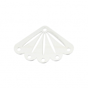 Entrepieza para tejido de cuentas Miyuki 11/0 exclu Perles & co 14x20 mm Plata 925