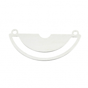 Entrepieza para tejido de cuentas Miyuki 11/0 by Perles&co 11x24 mm de Plata 925