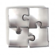 Surtido de 3 cortadores de inox Puzzle x1