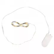 Guirnalda luminosa para decorar 20 bombillas LED con hilo Transparente x2.2 m