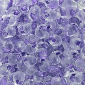 Mini-gotas Miyuki 3.4 mm DPF40 - Sparkling Purple Lined Crystal x8g
