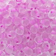 Mini-gotas Miyuki 3.4 mm DPF23 - Hot Pink Lined Crystal x8g