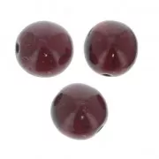 Abalorios Checas redondas 8 mm Garnet x20