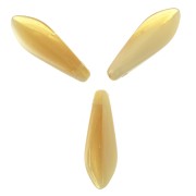 Dagas de vidrio 5x16 mm Milky Yellow x50|raw }}