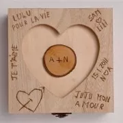 75 arandelas de madera bruto 15 - 30 mm para decorar DIY