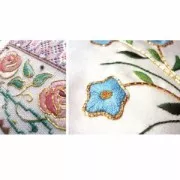 Hilo metalizado Kreinik Japonés para el bordado de oro  -7 -Flamingo Pink (107J) x10m