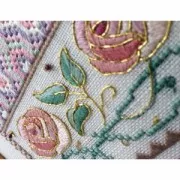 Hilo metalizado Kreinik Japonés para el bordado de oro  -7 -Flamingo Pink (107J) x10m