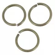 Anillas abiertas 12x1.15 mm - De Fabricación Europea - bronce x20