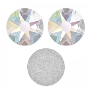Strass para pegar PureCrystal 4 mm Crystal AB x36