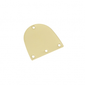 Entrepieza/Candelabro multi-agujeros forma puente de latón 16x17 mm light gold x1