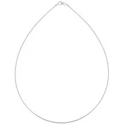 Gargantilla cadena malla omega - 1.2 mm de Plata 925 x40 cm