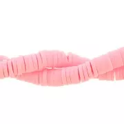 Rosa - Cuentas arandalas Heishi 5x1 mm Rosa x39 cm Cuentas arandalas Heishi 5x1 mm Rosa x39 cm