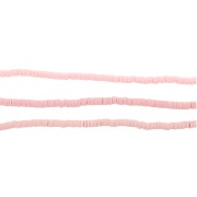 Cuentas arandalas Heishi 5x1 mm Rosa x39 cm