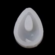 Moldes de silicono colgantes gotas 46x30 mm  x2