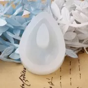 Moldes de silicono colgantes gotas 46x30 mm  x2