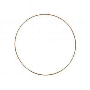 Círculo desnudo de metal para atrapasueños suspensión y lámparas 15cm dorado enve