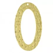 Colgante ovalado Imitación De Piel De Serpiente 36.5x22.5 mm Dorado con oro finox1