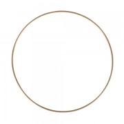 Círculo desnudo de metal para atrapasueños suspensión y lámparas 20cm dorado envej