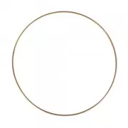 Círculo desnudo de metal para atrapasueños suspensión y lámparas 20cm dorado envej