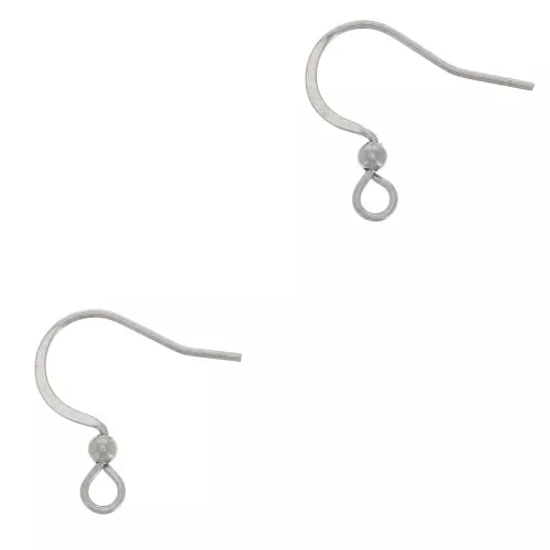 Ganchos pendientes bolas 15 mm Acero Inox 304 x2