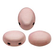 Cuentas de vidrio Samos® by Puca® 5x7 mm Opaque Light Rosa Ceramic Look x10g