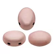 Cuentas de vidrio Samos® by Puca® 5x7 mm Opaque Light Rosa Ceramic Look x10g