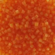 Miyuki Delica 11/0 DB0781 - Dyed Semi Mat Transparent Amber