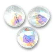 Facetadas 14 mm Crystal AB x4
