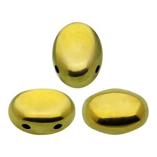 Cuentas de vidrio Samos® by Puca® 5x7 mm Full Dorado x10g