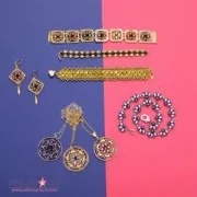 Cuentas de vidrio Samos® by Puca® 5x7 mm Dark Gold Bronze x10g